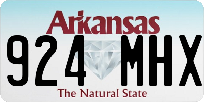 AR license plate 924MHX