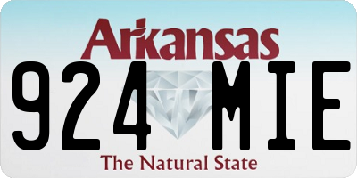 AR license plate 924MIE