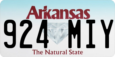 AR license plate 924MIY