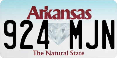 AR license plate 924MJN