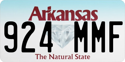 AR license plate 924MMF