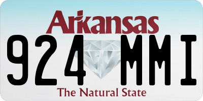 AR license plate 924MMI