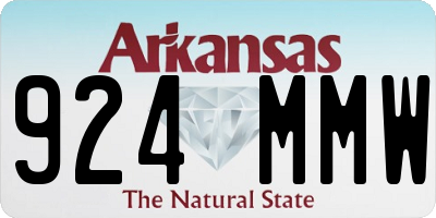 AR license plate 924MMW