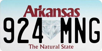 AR license plate 924MNG