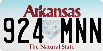 AR license plate 924MNN