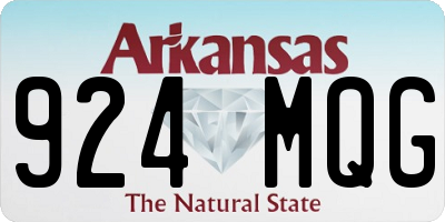 AR license plate 924MQG