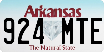 AR license plate 924MTE