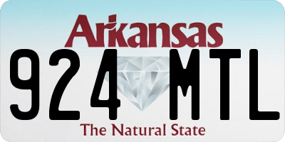 AR license plate 924MTL