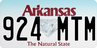 AR license plate 924MTM