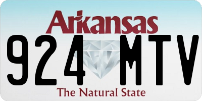 AR license plate 924MTV