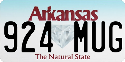 AR license plate 924MUG