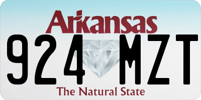 AR license plate 924MZT