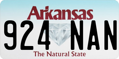 AR license plate 924NAN