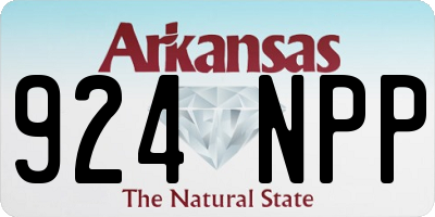 AR license plate 924NPP