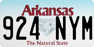 AR license plate 924NYM