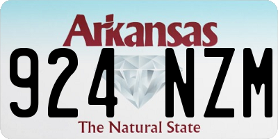 AR license plate 924NZM