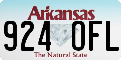 AR license plate 924OFL