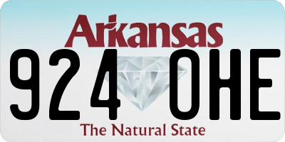 AR license plate 924OHE