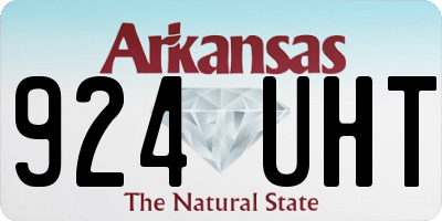 AR license plate 924UHT