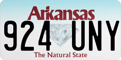 AR license plate 924UNY