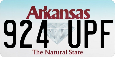 AR license plate 924UPF