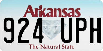 AR license plate 924UPH