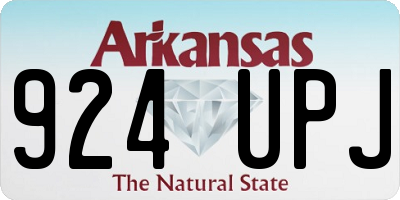 AR license plate 924UPJ