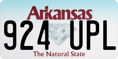 AR license plate 924UPL