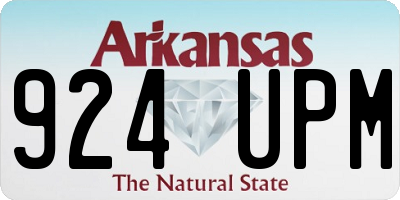 AR license plate 924UPM