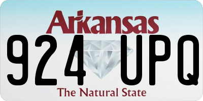 AR license plate 924UPQ