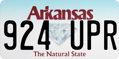 AR license plate 924UPR
