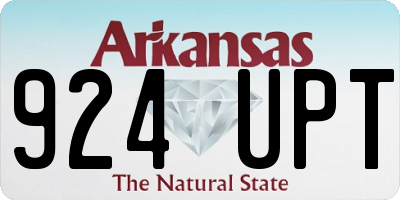 AR license plate 924UPT