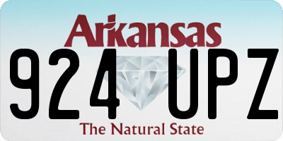 AR license plate 924UPZ