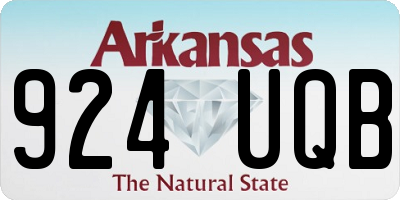 AR license plate 924UQB