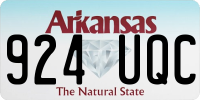 AR license plate 924UQC