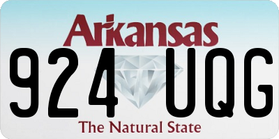AR license plate 924UQG