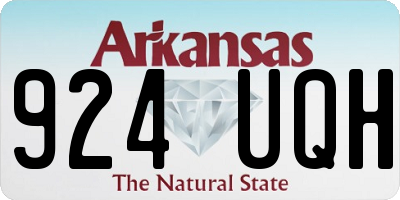 AR license plate 924UQH