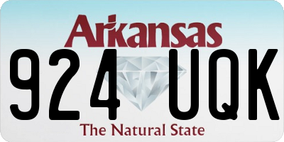 AR license plate 924UQK