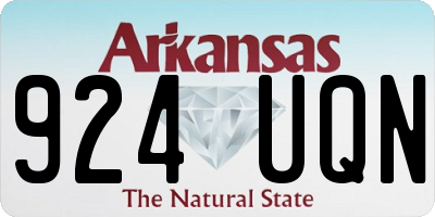 AR license plate 924UQN