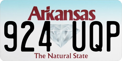 AR license plate 924UQP