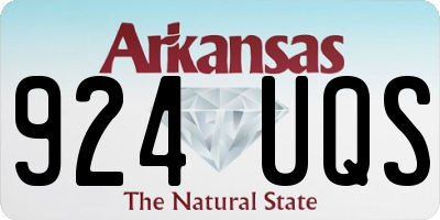 AR license plate 924UQS