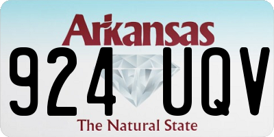 AR license plate 924UQV
