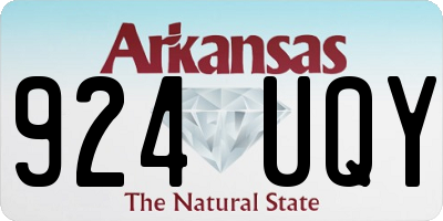 AR license plate 924UQY