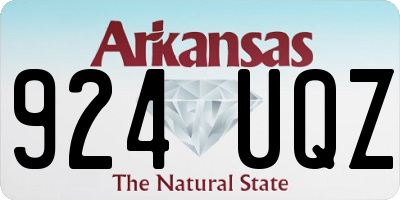 AR license plate 924UQZ