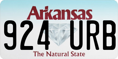 AR license plate 924URB
