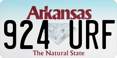 AR license plate 924URF
