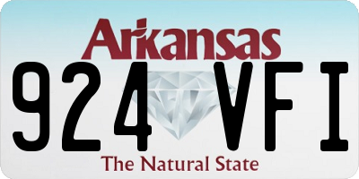 AR license plate 924VFI