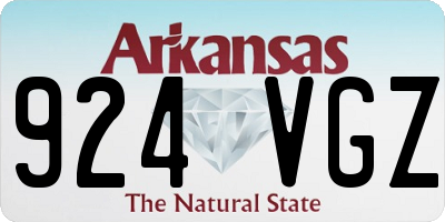 AR license plate 924VGZ