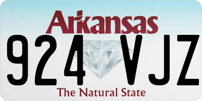 AR license plate 924VJZ