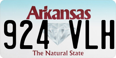 AR license plate 924VLH